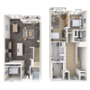 Townhome 3X2 2052 SF